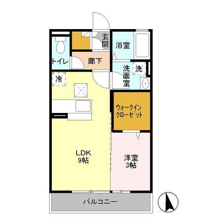 ライデンハイツⅡの間取り