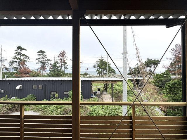 米子市富益町　KK借家（住宅付店舗戸建て）の展望|奥に日本海がみえます！