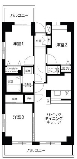 【間取り】 | ＥＳ－Ｇｒａｎｄｅ錦糸町 | 間取り