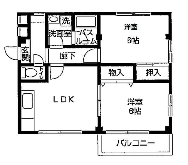 クレーテ篠崎Ⅰの間取り|間取りです。