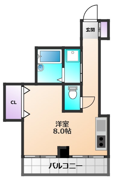 はくしあん久米川の間取り