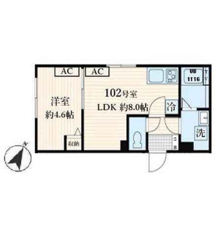 aLATO菊川の間取り