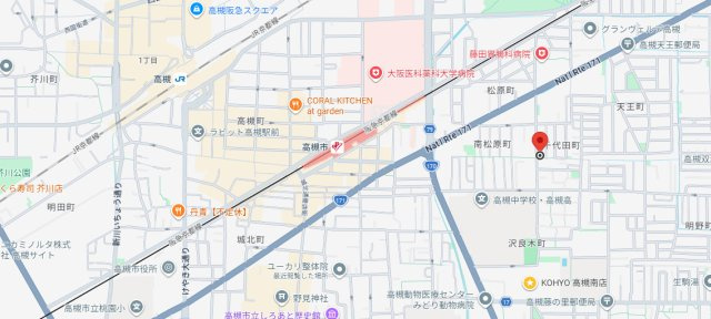 レジデンスエトワルの地図