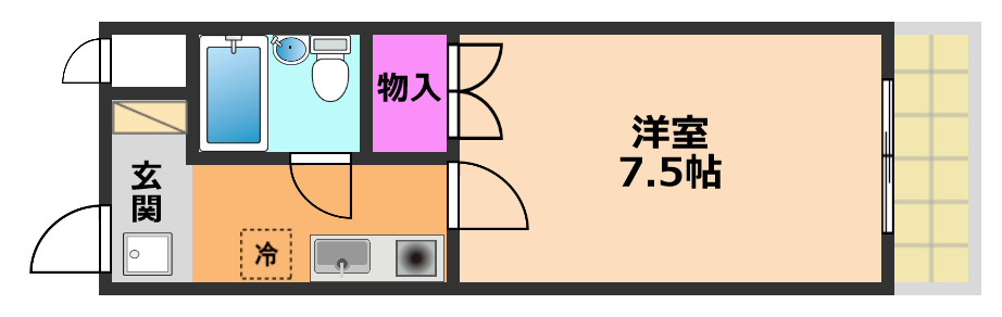 レジデンスエトワルの間取り|反転タイプ