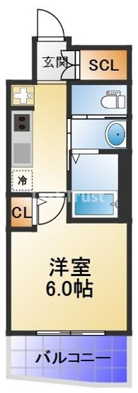 【間取り】 | エステムコート梅田・茶屋町Ⅲネクスタ