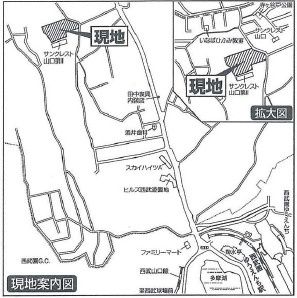 【地図】 | 所沢市山口 調整区域　売地