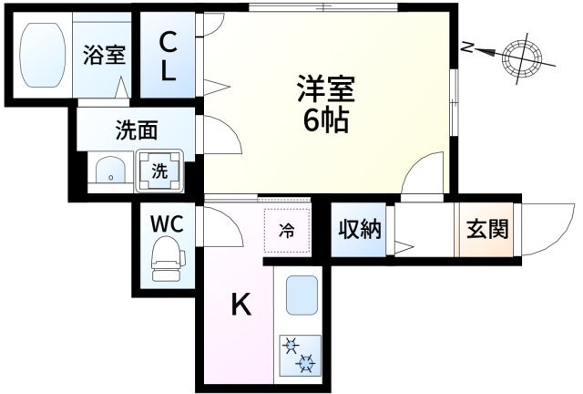 (仮)江戸川区興宮町15APの間取り