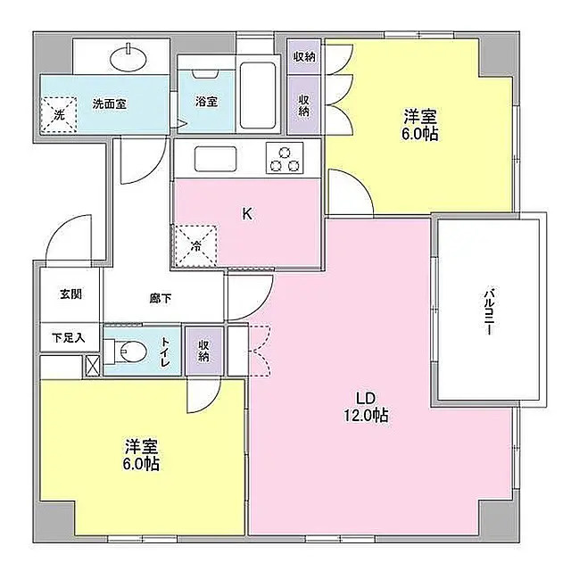グランリヴィエールの間取り