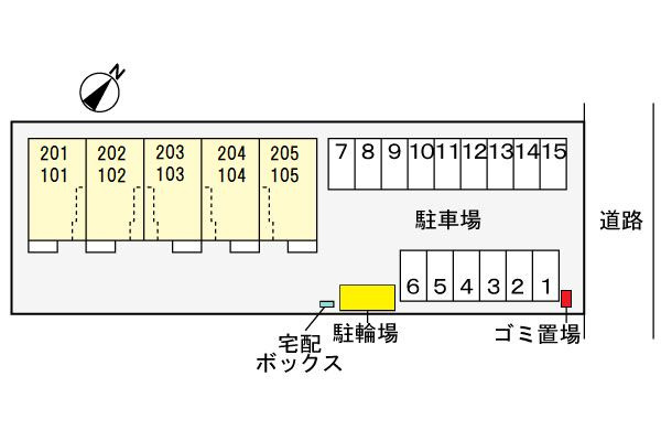 アルカンシエルの区画図