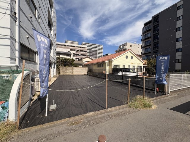 八王子市南新町 建築条件なし売地の外観