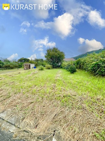 亀岡市千代川町湯井艮筋　土地の前面道路含む現地写真