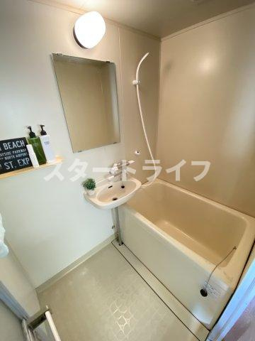 大阪市東淀川区東中島５丁目の賃貸マンションの浴室
