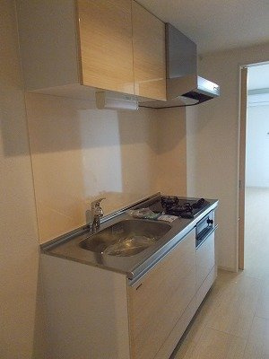 天瀬ハイマートのキッチン|きれいなキッチンです