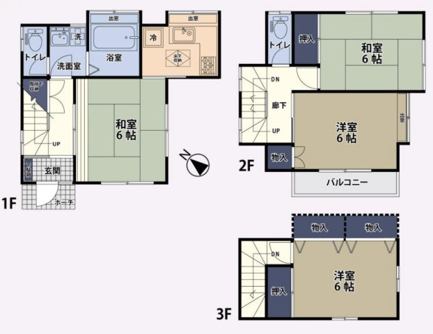 【間取り】 | 鶴ヶ島市寺尾　中古戸建