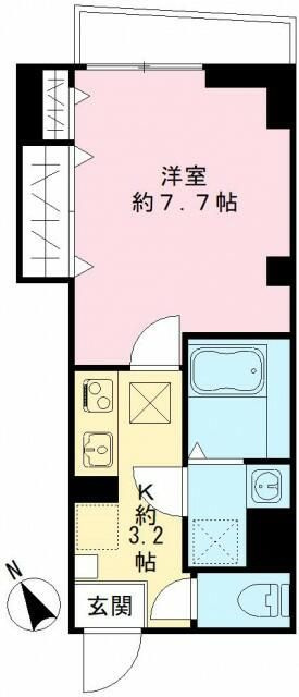 カサグラシア　南大井の間取り
