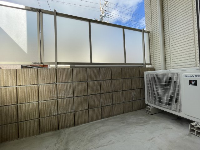 ヘーベルメゾン小松北町のバルコニー