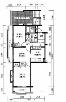 【間取り】 | コーポレート江戸川 | 間取りです。