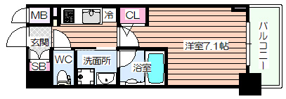 【間取り】 | スプランディッド大阪WEST