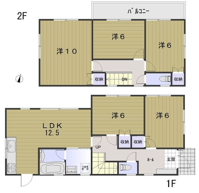 中古戸建の間取り