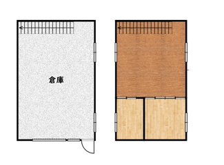 【間取り】 | 高月町井口貸家