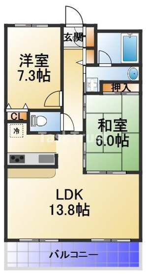 【間取り】 | シティテラス大新
