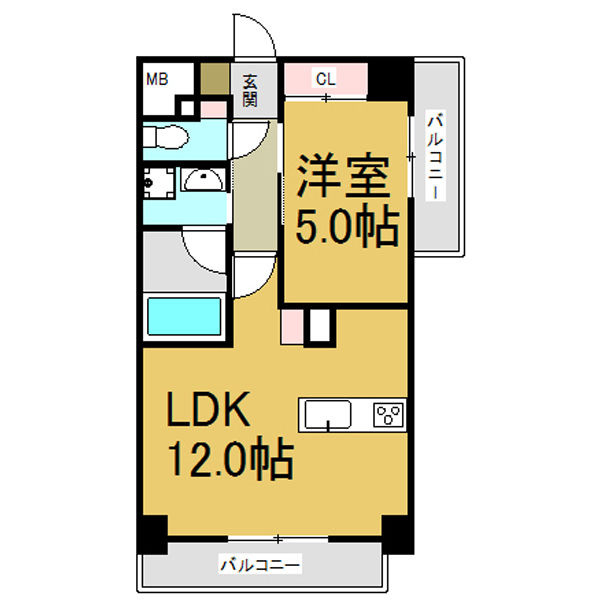 RAFFLE OZONEの間取り