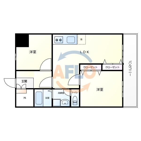 パークハイム住之江の間取り|パークハイム住之江　間取り