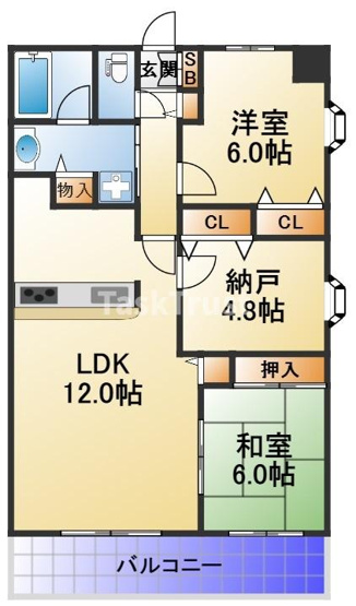 【間取り】 | シティテラス大新
