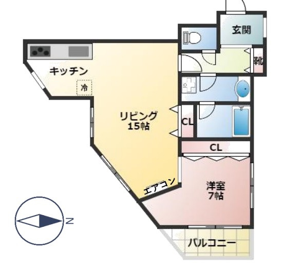 SAKURA COUT(サクラコート）の間取り