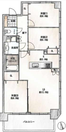 【間取り】 | 藤和シティホームズ小竹向原