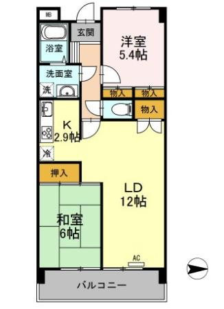 リーガル鷺沼の間取り