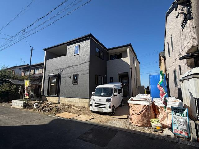 新築戸建て・仲介手数料無料）稲沢市稲島四丁目・１号棟の外観|外観は落ち着いています