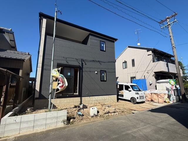 新築戸建て・仲介手数料無料）稲沢市稲島四丁目・１号棟の前面道路含む現地写真|前面道路含む現地写真です