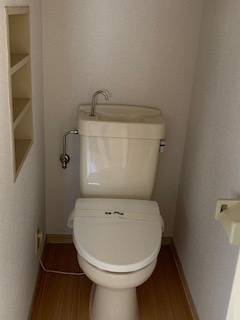 千葉市中央区祐光４丁目のアパートのトイレ|トイレもきれいです