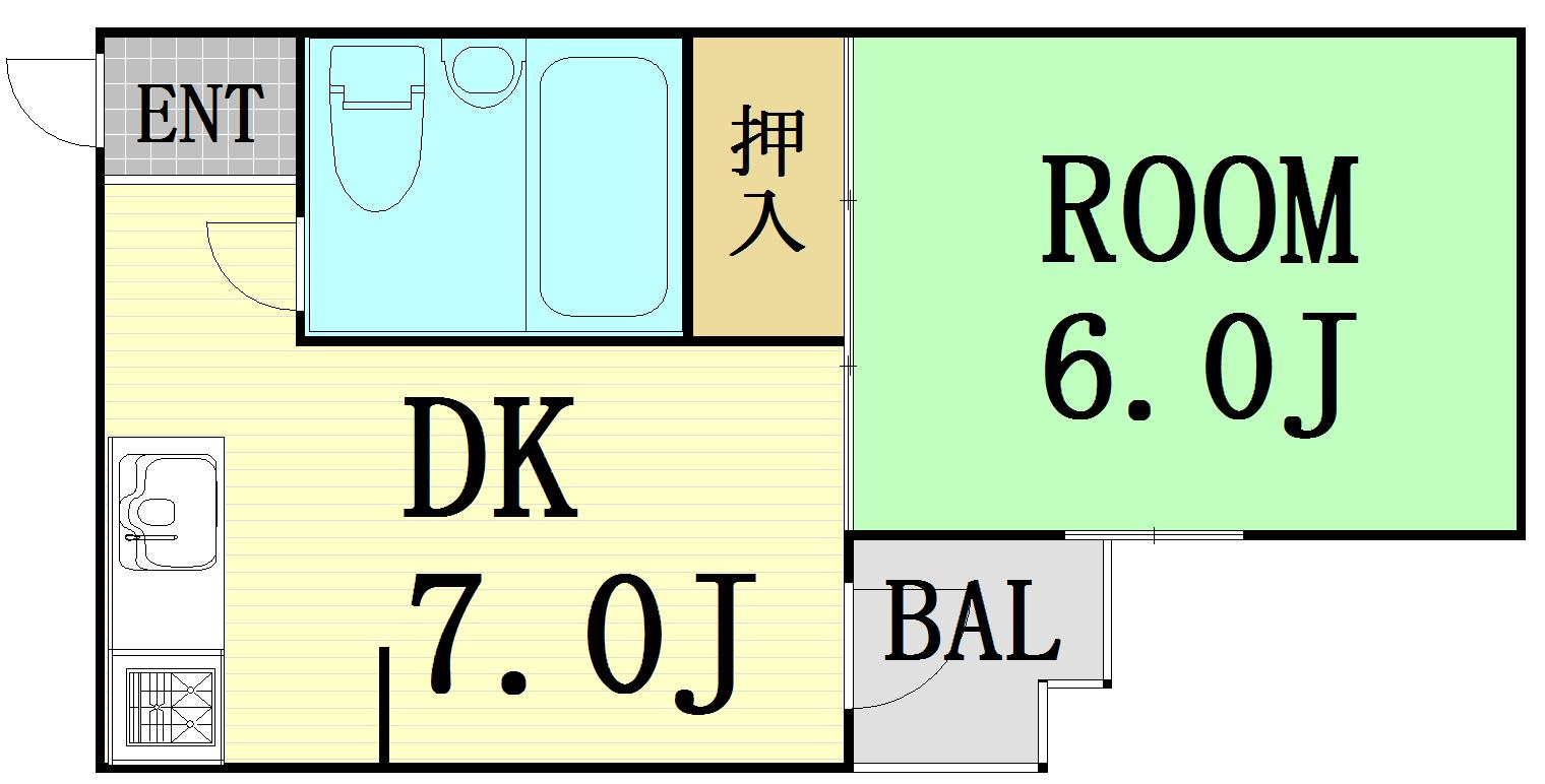 シャトー梅田の間取り