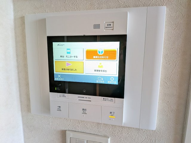 サンクレイドル八王子北野台のセキュリティ|～TVモニター付インターホン　訪問者の確認に便利です～
