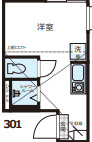 Nano北新宿２の間取り