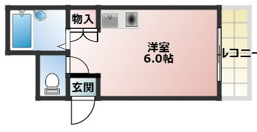 ペントハウス21の間取り