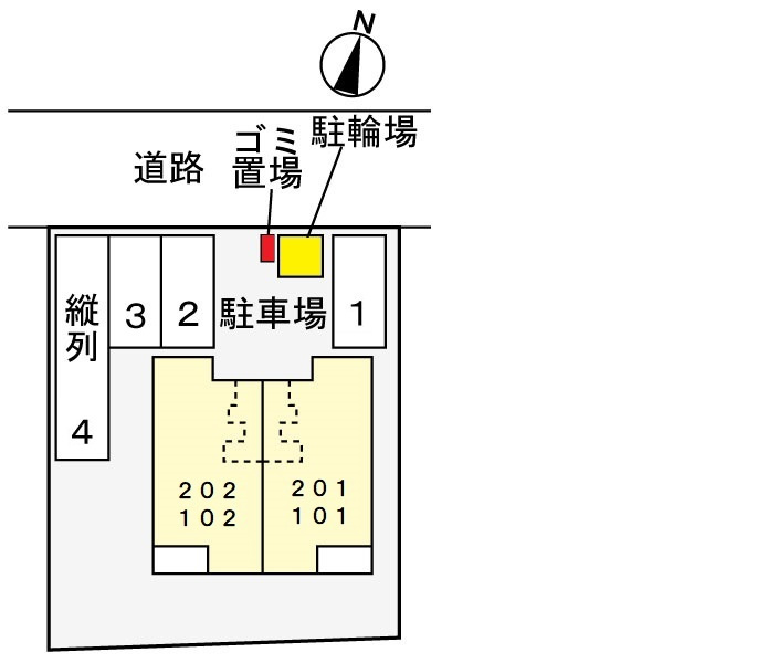 アベニールカルミアの区画図