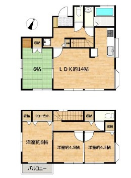 成田市並木町194-34の間取り