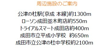 成田市並木町194-34の周辺