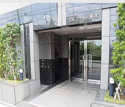 ＴＫフラッツ草加のエントランス