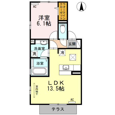 【間取り】 | Green hills K