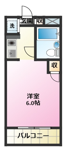 ユーコート武蔵小杉の間取り|新丸子駅徒歩8分・武蔵小杉駅徒歩12分♪