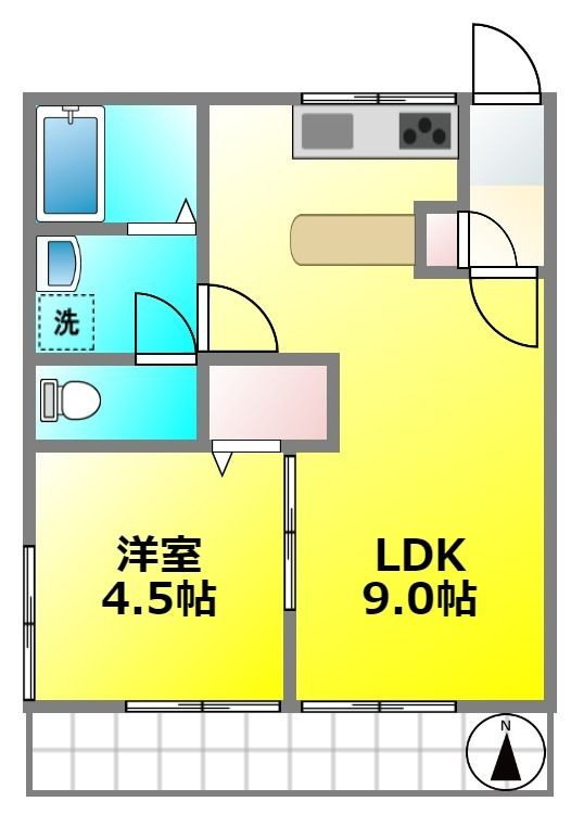 小さな庭の間取り