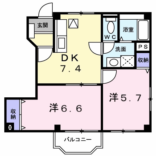 メゾンアヴニールの間取り|間取図