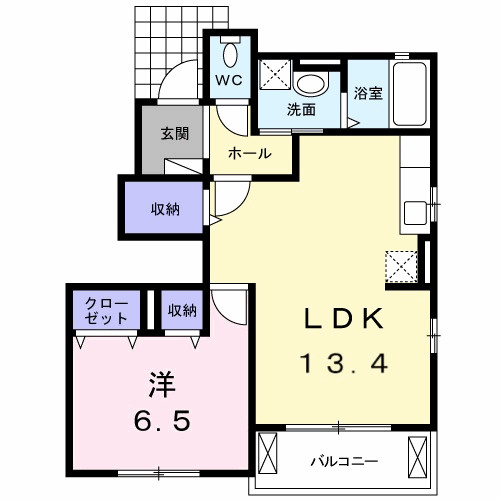 リバーサイド　サガタの間取り|間取図