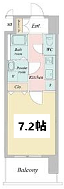 クレシェール大須の間取り