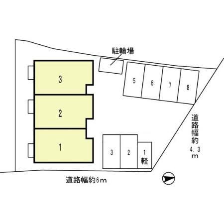 ダリア ファミリーの区画図