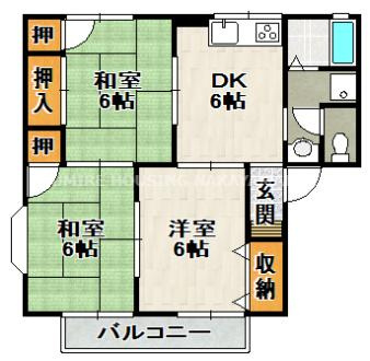 モーツァルト南笹原の間取り